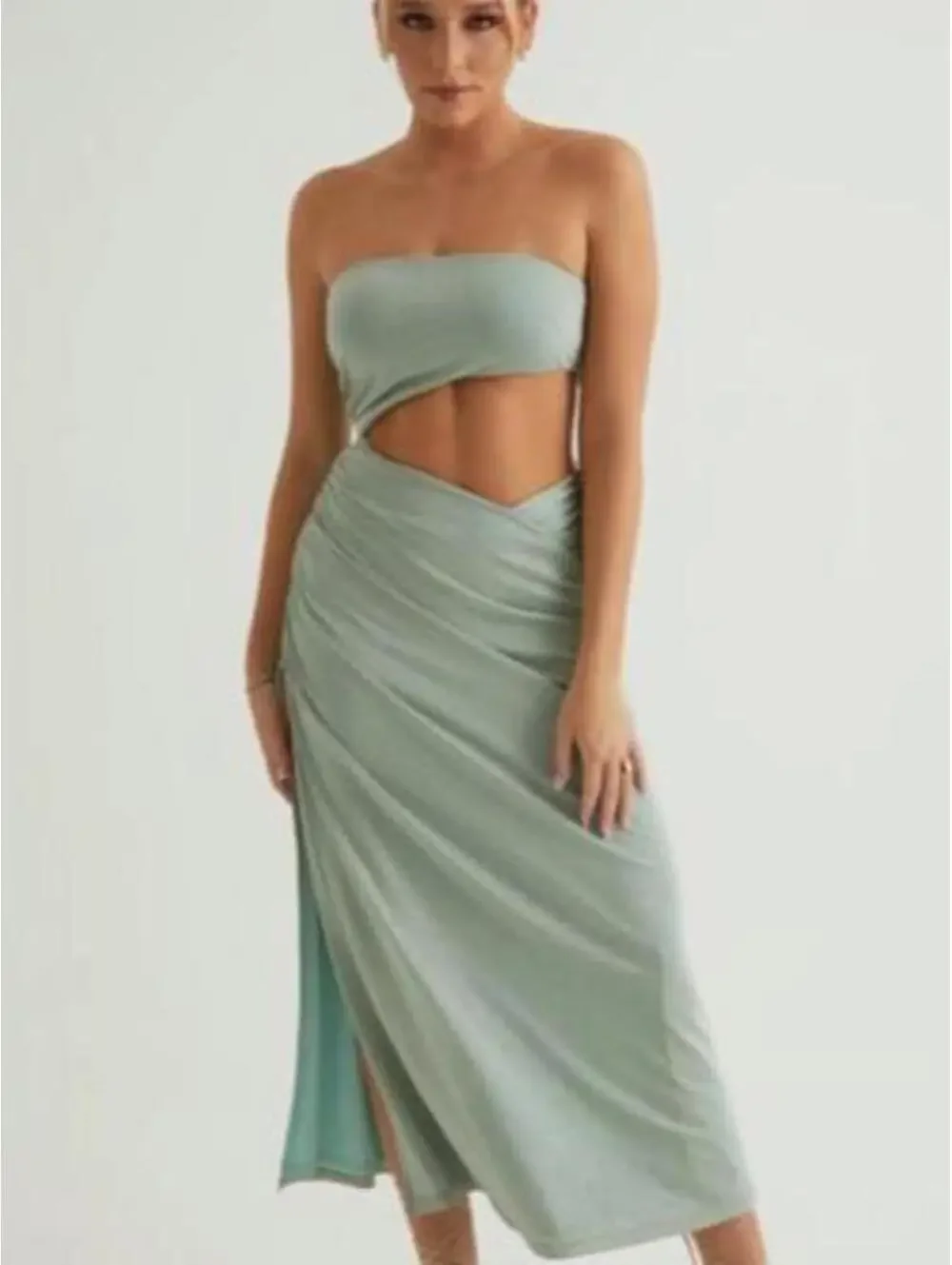 NEW! Alana Eve Alessandra Dress in Mint plus size